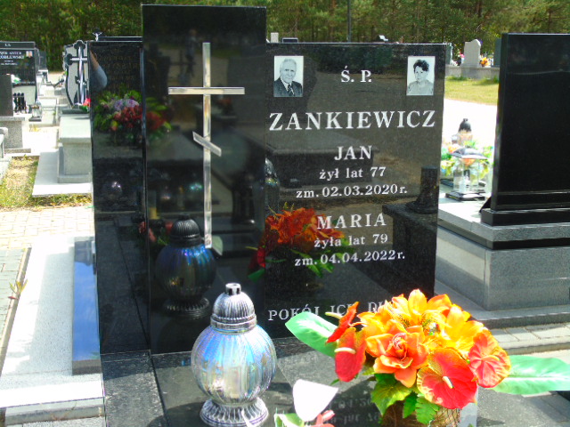 Maria Zankiewicz 1942 Białystok - Grobonet - Wyszukiwarka osób pochowanych