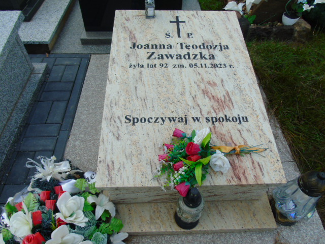 Grób Joanna Zawadzka