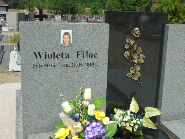 Wioleta Fiłoc 1969 Białystok - Grobonet - Wyszukiwarka osób pochowanych