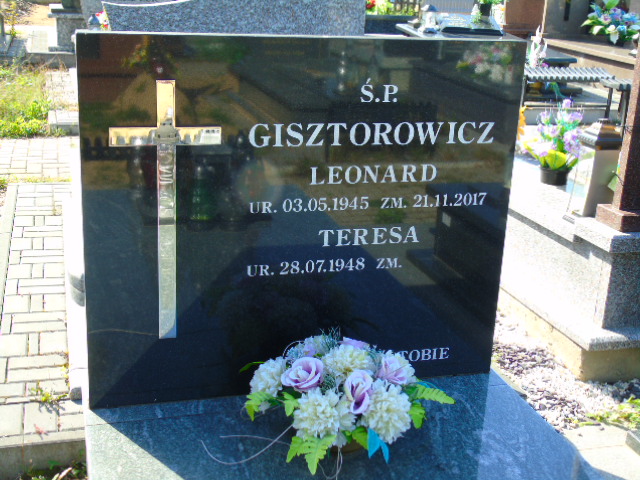 Leonard Gisztorowicz 1945 Białystok - Grobonet - Wyszukiwarka osób pochowanych