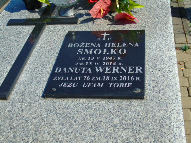 Danuta Werner 1940 Białystok - Grobonet - Wyszukiwarka osób pochowanych