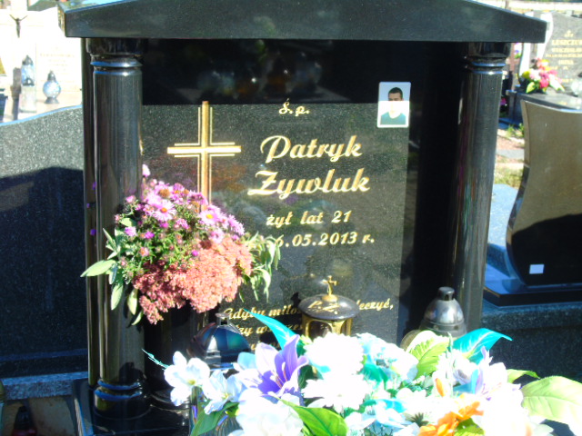 Patryk Żywluk 1991 Białystok - Grobonet - Wyszukiwarka osób pochowanych