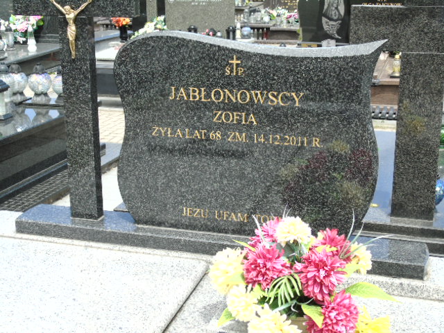 Zofia Jabłonowska 1943 Białystok - Grobonet - Wyszukiwarka osób pochowanych