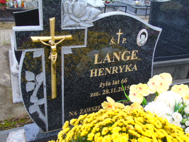 Henryka Lange 1949 Białystok - Grobonet - Wyszukiwarka osób pochowanych