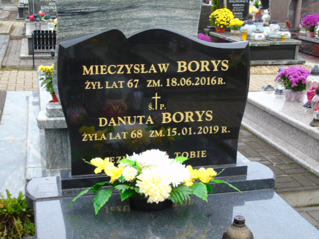 Mieczysław Borys 1949 Białystok - Grobonet - Wyszukiwarka osób pochowanych