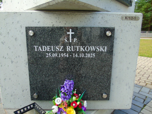 Grób Tadeusz Rutkowski