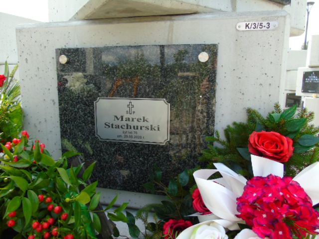 Marek Stachurski 1950 Białystok - Grobonet - Wyszukiwarka osób pochowanych